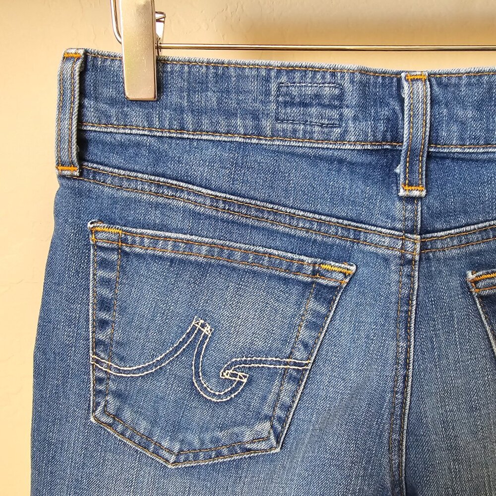 Ag Adriano Goldschmied Jane Frayed Cut Off Distre… - image 8